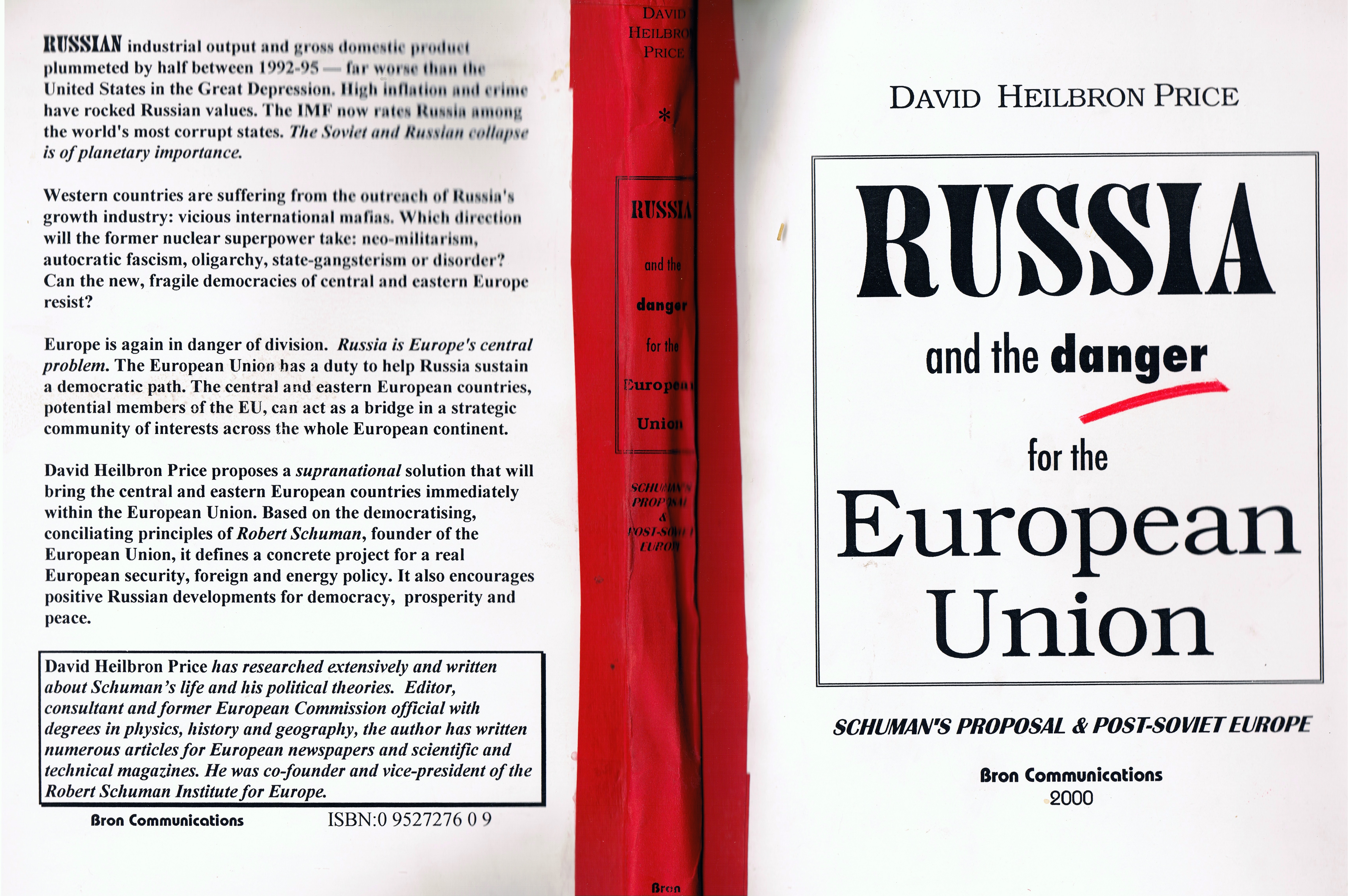 Russia and the Danger for the European
                        Union, book